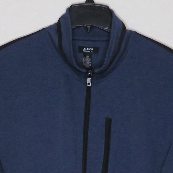 Alfani* Men's Long Sleeve Full Zip Straight Hem 3" Turtle Neck Jacket~ Size XXL - Picture 3 of 11